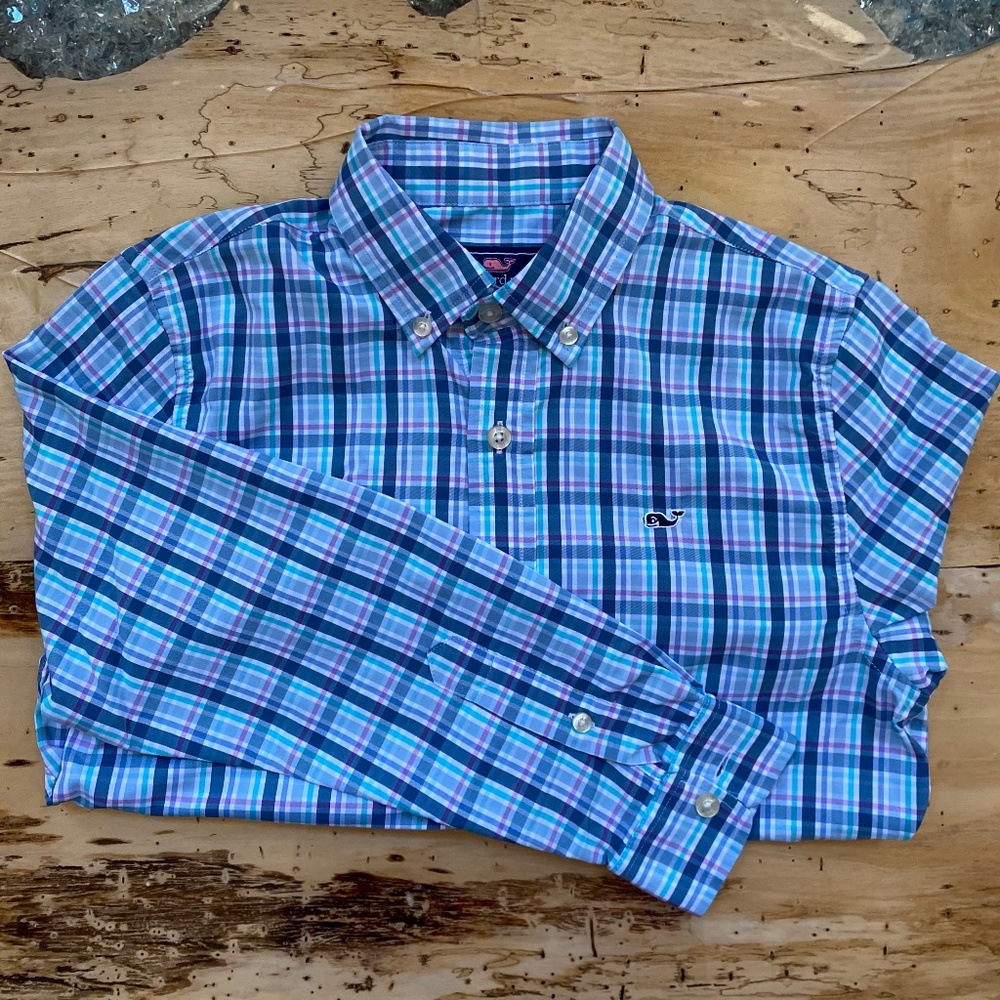Vineyard Vines Boy's Performance Dress Shirt